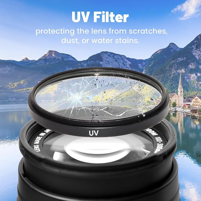 77mm UV-CPL-FLD Lens Filter Kit 3 Piece - Image 4