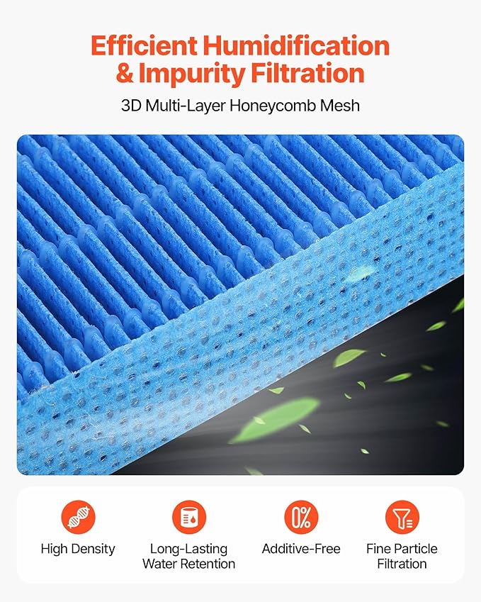 VEVOR Humidifier Replacement Filter, Single Pack Humidifying Pad - Image 4