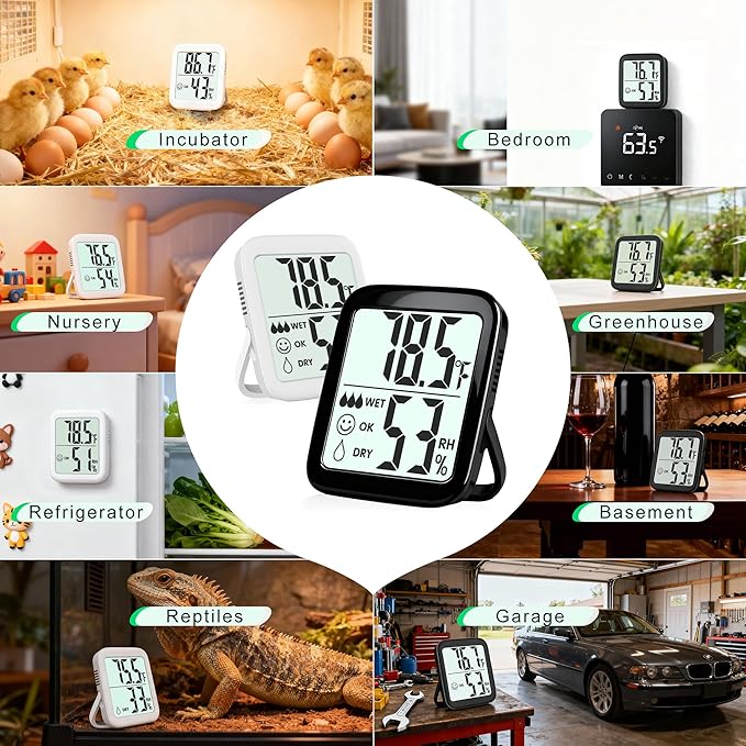 Antonki 2 Pack Room Thermometer - Image 3