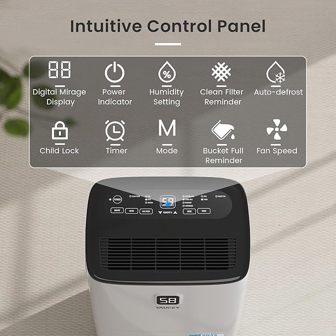 Yaufey 80 Pints Energy Star Dehumidifier - Image 9