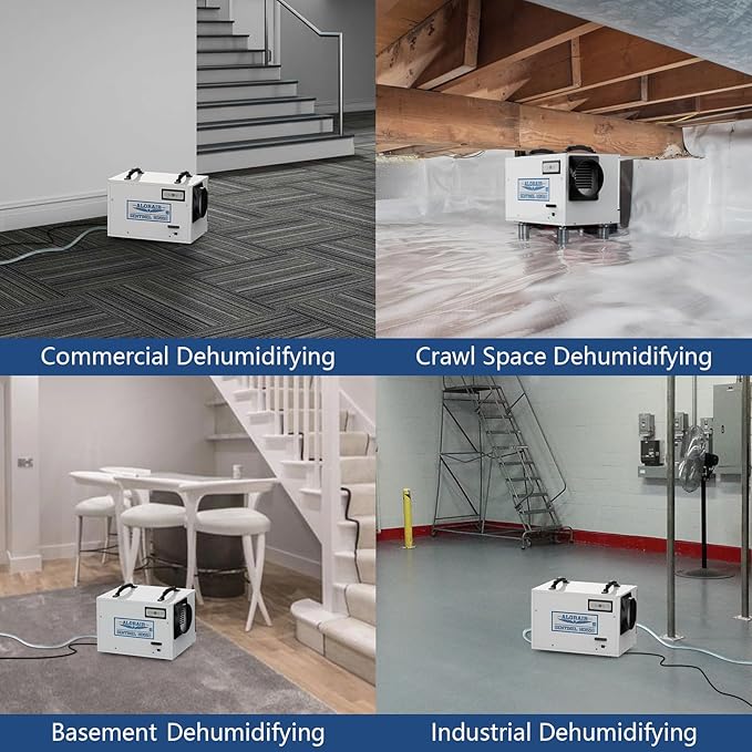 ALORAIR Crawl Space Dehumidifiers 120 PPD Moisture Removal, Crawlspace - Image 6