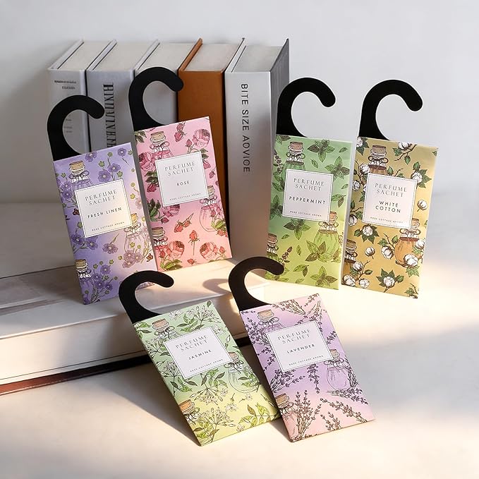 ROSE COTTAGE Large 12 Packs Hanging Closet Deodorizer Air Freshener Scented - Image 6