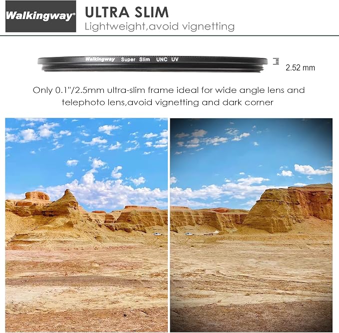Walking Way 46mm MRC UV Protection Filter Ultra Slim MCUV HD Optical Glass - Image 2