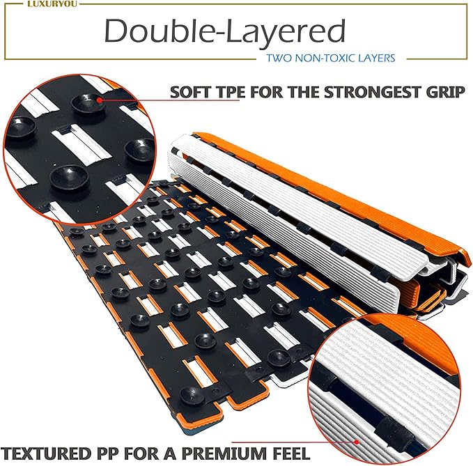 Non Slip Bathtub Mat | Double-Layered Shower Floor Mat - Image 2