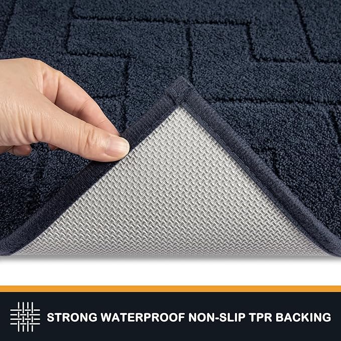 PURRUGS Dirt Trapping Door Mat 20" x 31.5", Non-Slip Machine Washable Entry Rug - Image 4