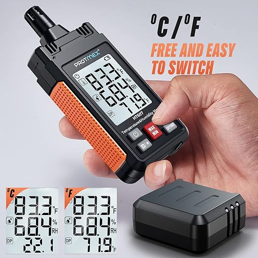 Protmex HT607 Temperature Humidity Meter High Precision Digital Hygrometer - Image 6