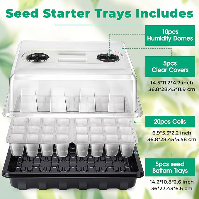 Seed Starter Tray, Seedling Starter Trays - Image 4