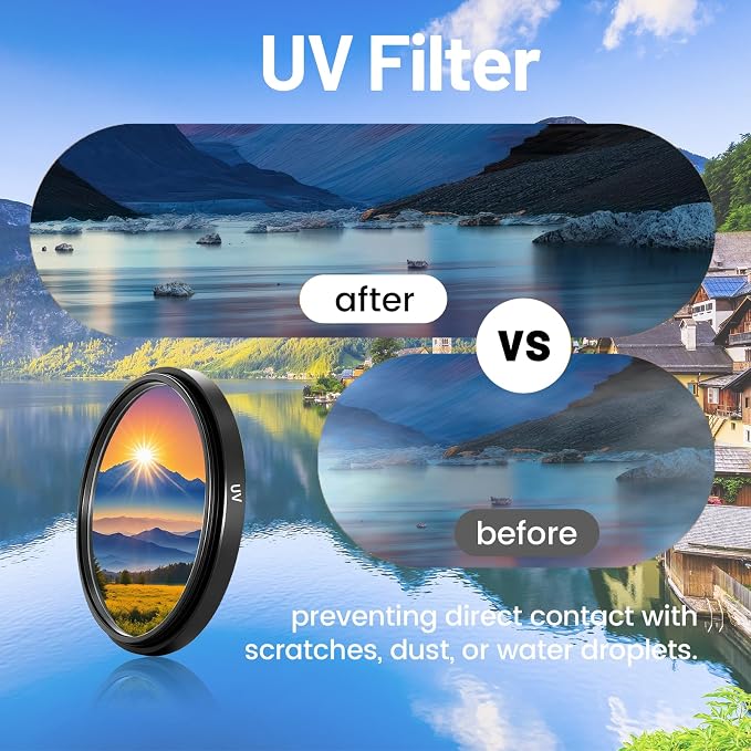 77mm UV-CPL-FLD Lens Filter Kit 3 Piece - Image 9