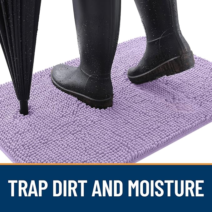 OLANLY Dog Door Mat for Muddy Paws 59x20, Absorbs Moisture and Dirt, Absorbent - Image 2