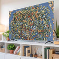 Vintage Trees Flowers Indoor TV Cover, Elastic TV Screen Protector Abstract by Unknown