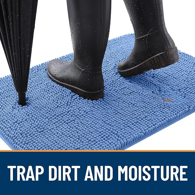 OLANLY Dog Door Mat for Muddy Paws 30x17, Absorbs Moisture and Dirt, Absorbent - Image 2