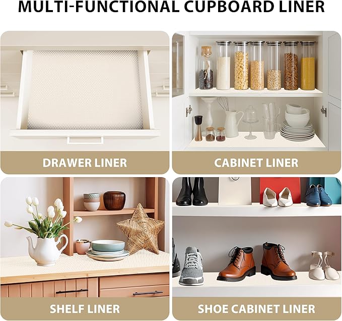 Shelf Liners for Cabinets-Drawer Liner Cabinet Liners for Shelves Kitchen - Image 4