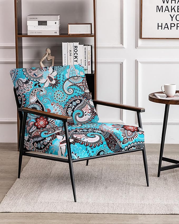 Fuloon Sofa Cushion Covers, Stretch Printed Seat Cushion Cover Couch Seat - Image 5