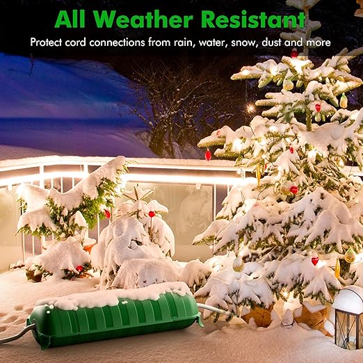 Restmo Extension Cord Safety Cover, IP44 Waterproof Connection Box, - Image 6