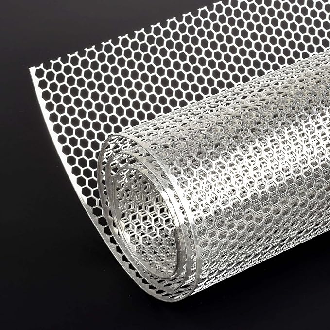 AggAuto 47x16 inches Car Pickup Truck Grill Mesh Spoiler Bumper Vent Aluminum by AggAutoAutomotiveGrillMeshInserts