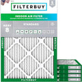 Filterbuy 24x30x1 Air Filter MERV 8 Essential Dust & Allergy Defense, by Filterbuy