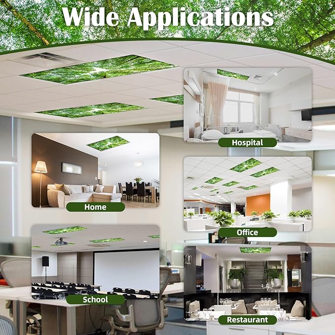 ANGSYLTH 8 Pcs Fluorescent Light Covers - Image 5