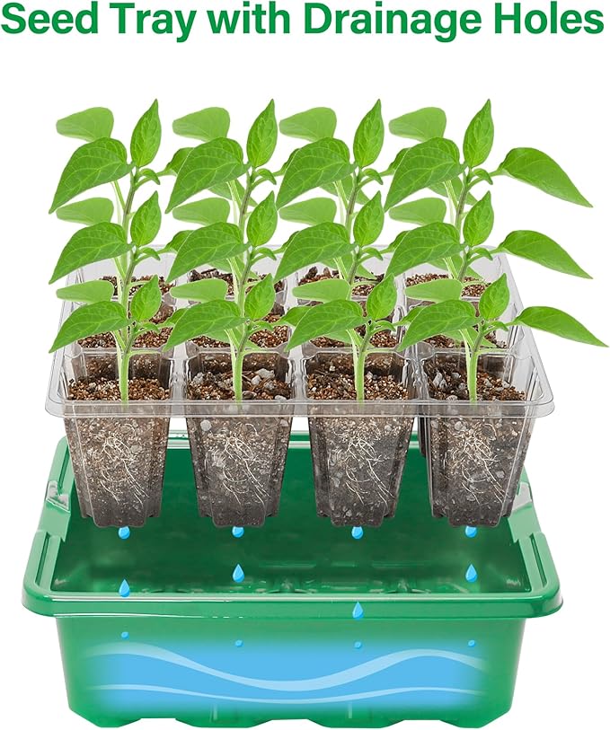 Bonviee 5 Packs Seed Starter Tray - Image 6