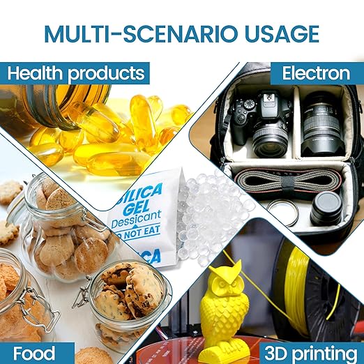 400PCS 1g Silica Gel Packets, Moisture Absorbers Desiccant Packs - Image 4