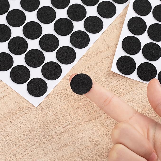 240 Pcs Small Felt Furniture Pads, Self-Adhesive EVA Foam Dot Circles, Round - Image 3