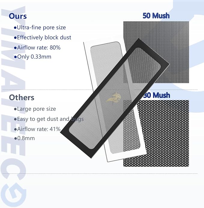 Dust Filter PC 360mm Magnetic Fan Dust Mesh Filter - Image 4