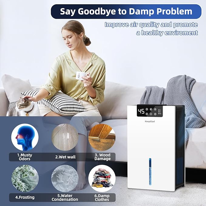 Dehumidifier, 98OZ Dehumidifiers - Image 5