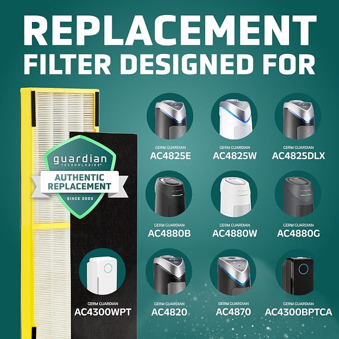 GermGuardian, Filter B HEPA Pure Genuine Air Purifier Filter, Removes 99.97% of - Image 4