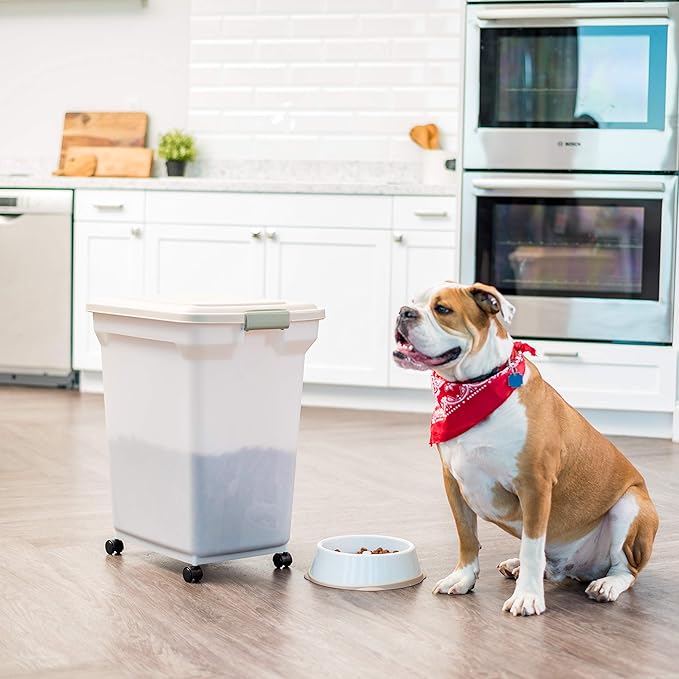 IRIS USA 58 Lbs / 67 Qt WeatherPro Airtight Pet Food Storage Container - Image 5
