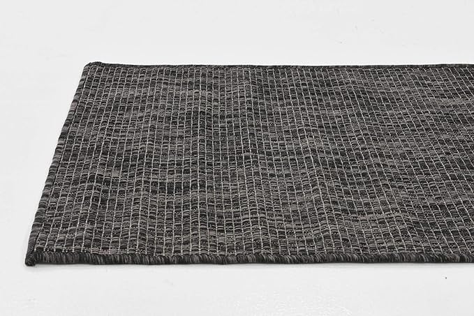 Unique Loom Collection Casual Transitional Solid Heathered Indoor/Outdoor - Image 6