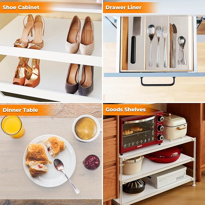 Extra Wide Shelf Liner, Refrigerator Liners Oil-Proof Drawer Liners - Image 7