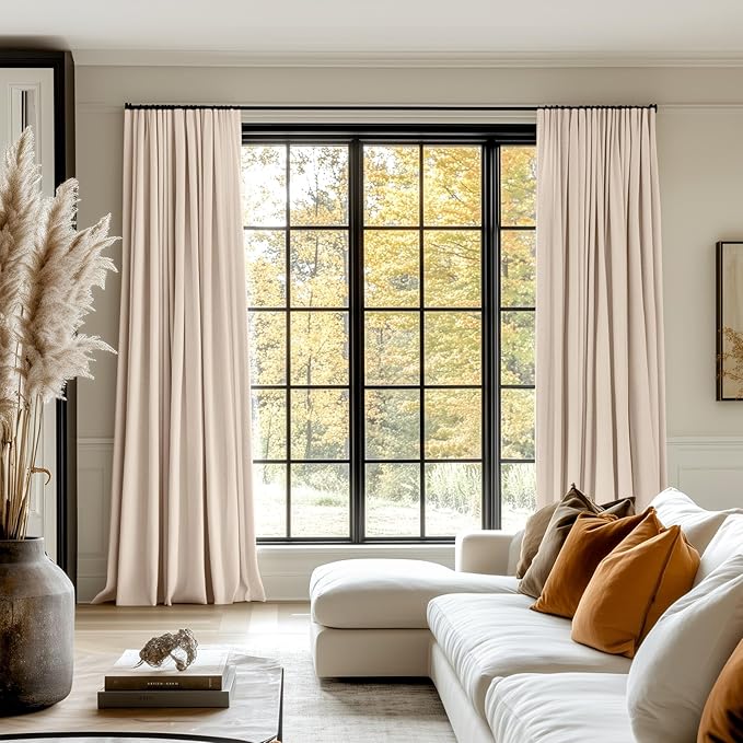 INOVADAY Thermal Sliding Door Curtains 100% Blackout Curtains - Image 2