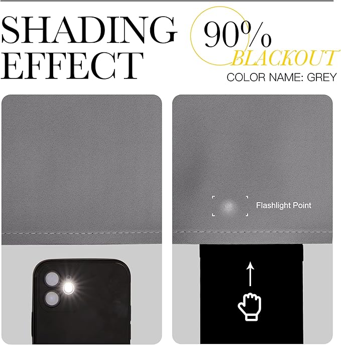 NICETOWN Bedroom Blackout Curtain Panel - Image 9