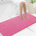 Smiry Luxury Chenille Bathroom Rugs 47x20, Extra Soft and Absorbent Shaggy Bath by Smiry