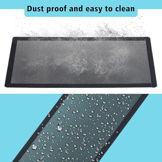 360mm x 120mm PC Case Dust Mesh Filter, Magnetic Frame Computer Fan Dust Mesh - Image 5