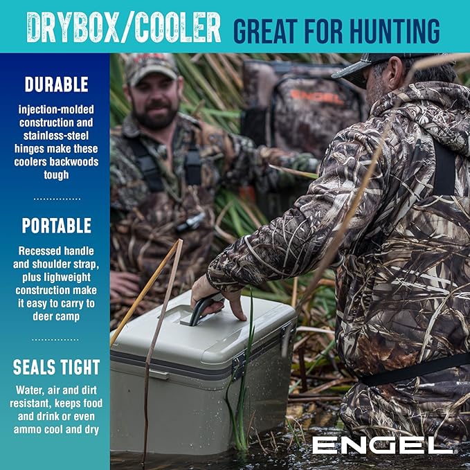 ENGEL 13qt Leak-Proof, Air Tight, Drybox Cooler and Small Hard Shell Lunchbox - Image 6