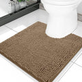 Smiry Luxury Chenille Toilet Rugs U-Shaped 20x20, Soft Absorbent Non-Slip by Smiry