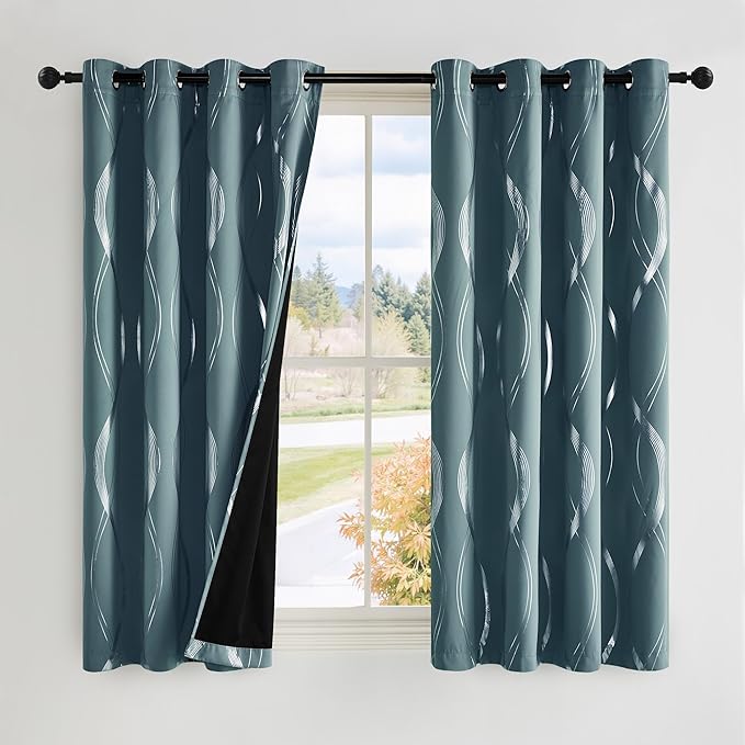 NICETOWN 100% Blackout Curtains Panels by NICETOWN
