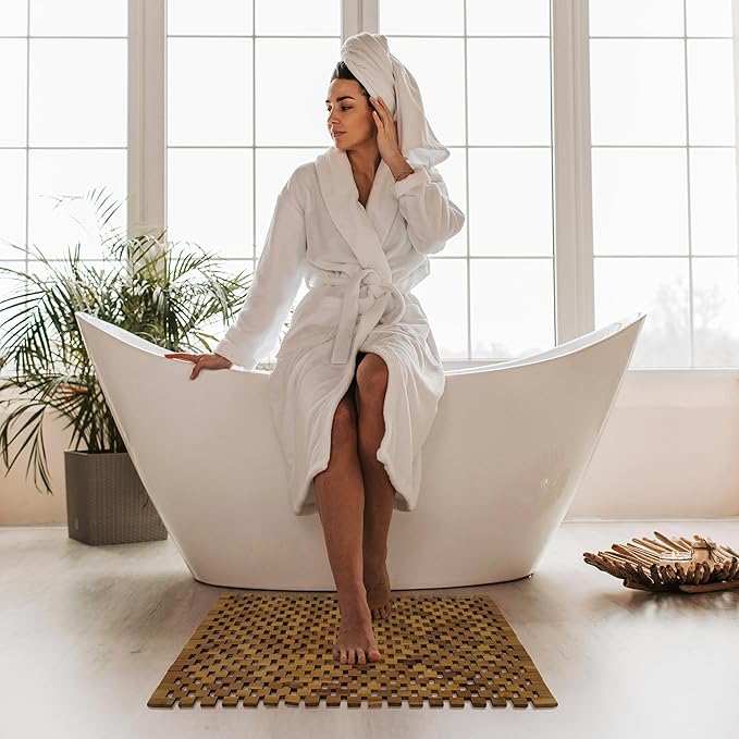 Acacia Wood Bath Mat - Image 3