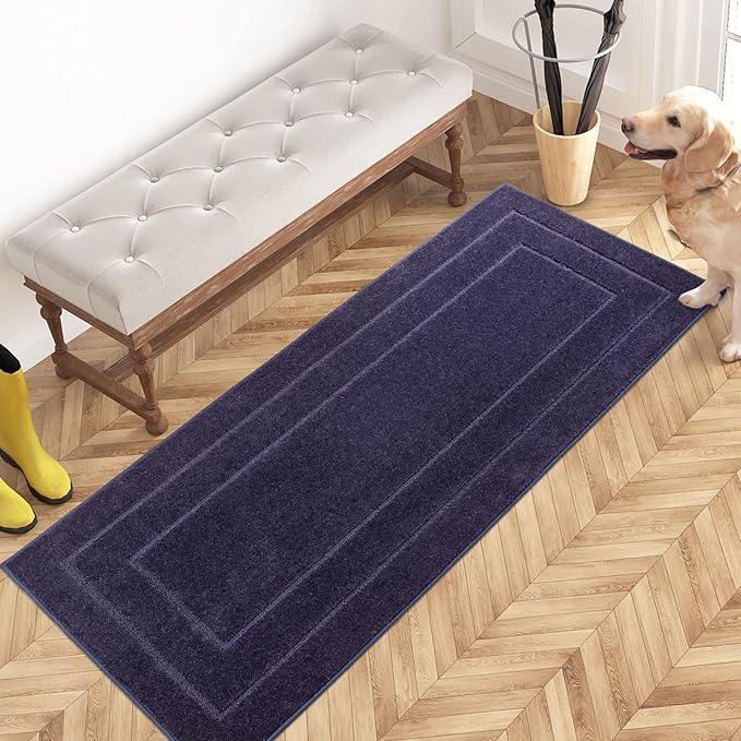 PURRUGS Dirt Trapping Door Mat 24" x 59", Non-Slip/Skid Machine Washable by PURRUGS