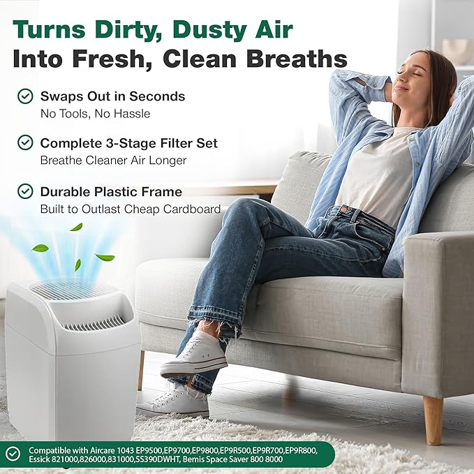 2 Replacement Humidifier Paper Wick Filters Compatible - Image 3