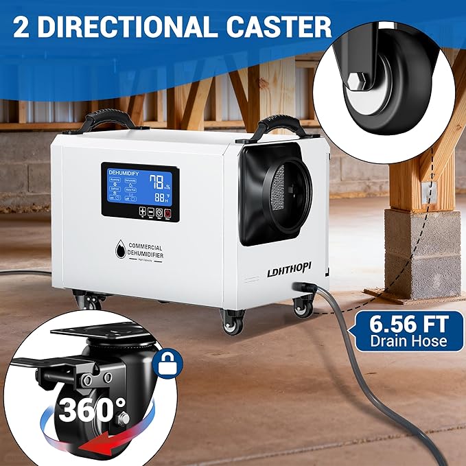 LDHTHOPI 145 Pint Commercial Dehumidifier - Image 4
