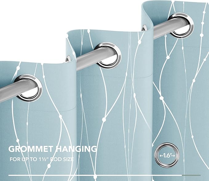 Deconovo Blackout Curtains, Thermal Insulated Soundproof Grommet Drapes - Image 6