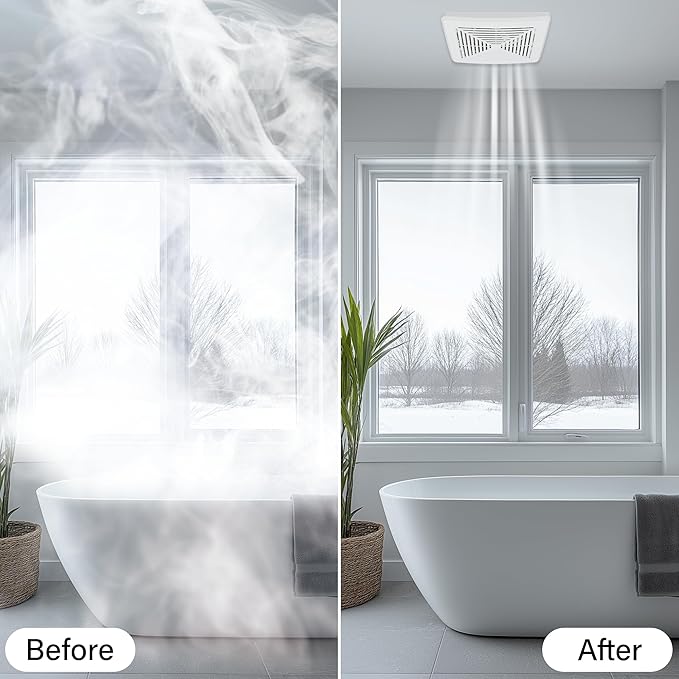 50CFM Bathroom Exhaust Fan: Retrofit Ceiling Bath Vent Fan - Image 8