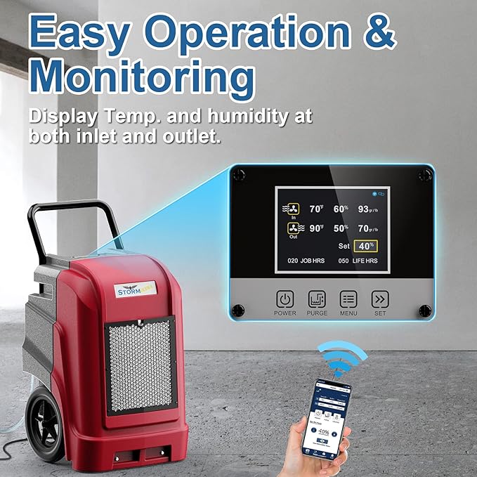 ALORAIR Smart WiFi Commercial Dehumidifier 190 PPD - Image 2