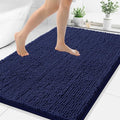 Smiry Luxury Chenille Bathroom Rugs 48x32, Extra Soft and Absorbent Shaggy Bath by Smiry
