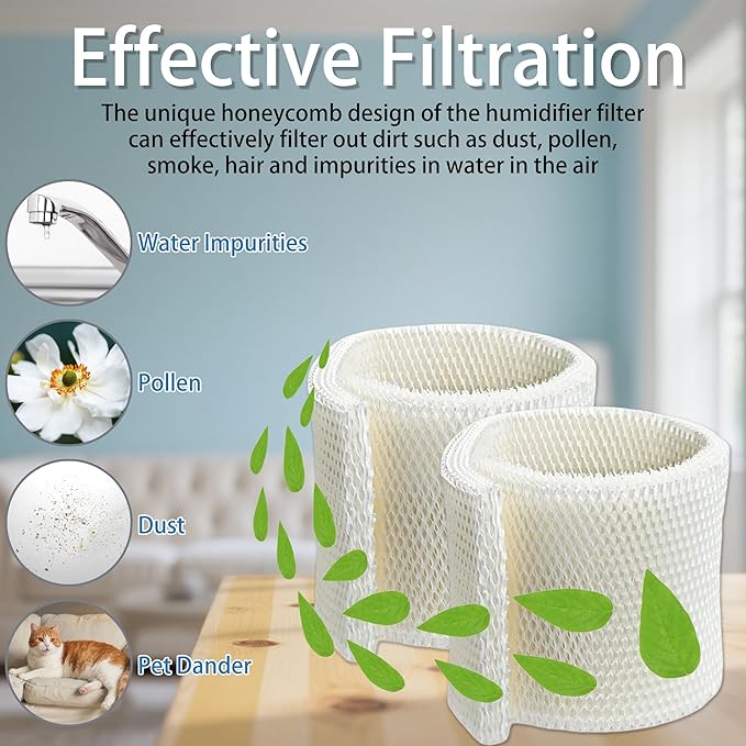2 Pack MAF1 Humidifier Wick Filters | Compatible - Image 5