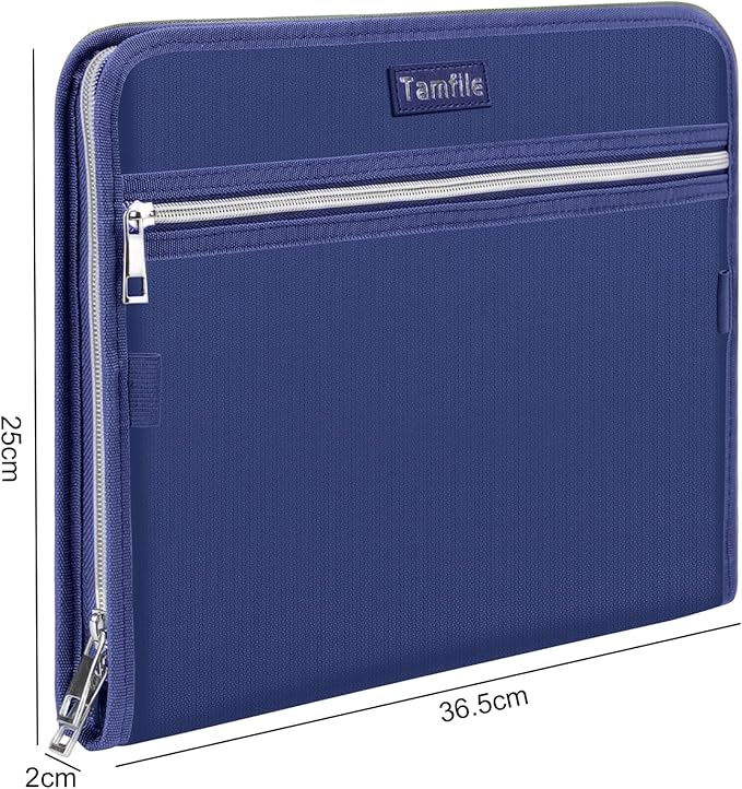 Fireproof Safe Accordion File Organizer Bag Folder, Waterproof Expanding Filing - Image 5