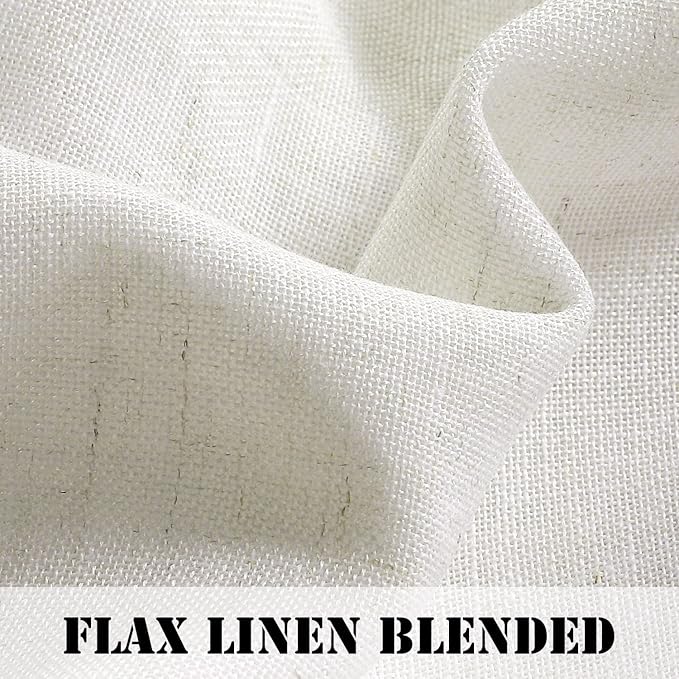H.VERSAILTEX Light Filtering Linen Textured Curtains - Image 3