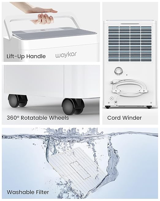 Waykar 150 Pint Energy Star Dehumidifier - Image 8