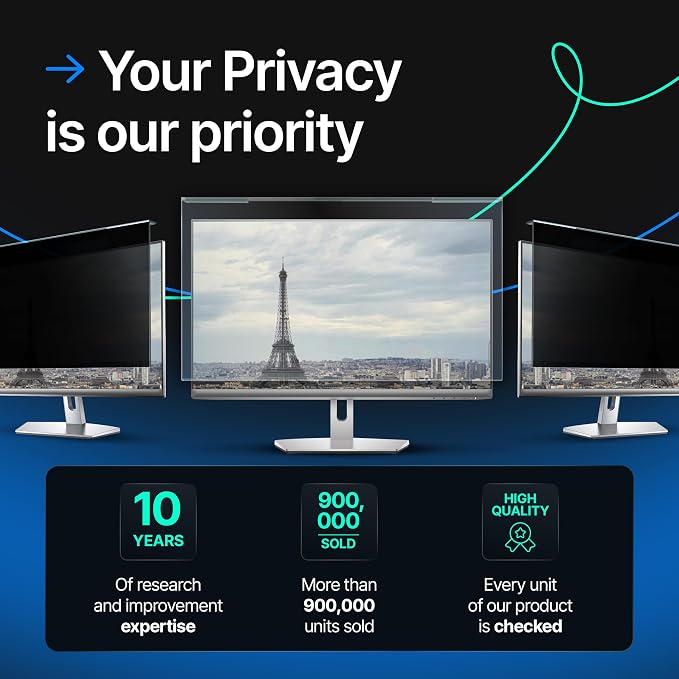 Acrylic 22 Inch Computer Privacy Filter - Image 9